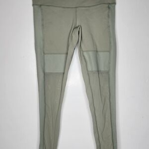 ALO Yoga Sage Green Mesh Athleticwear Leggings XS